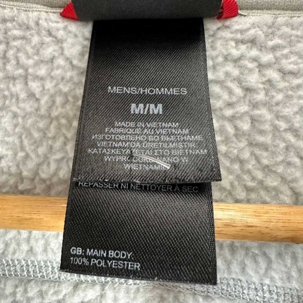 The North‎ Face Womens Medium Gray 1/4 Zip Fleece Pullover Sweatshirt - Picture 4 of 11
